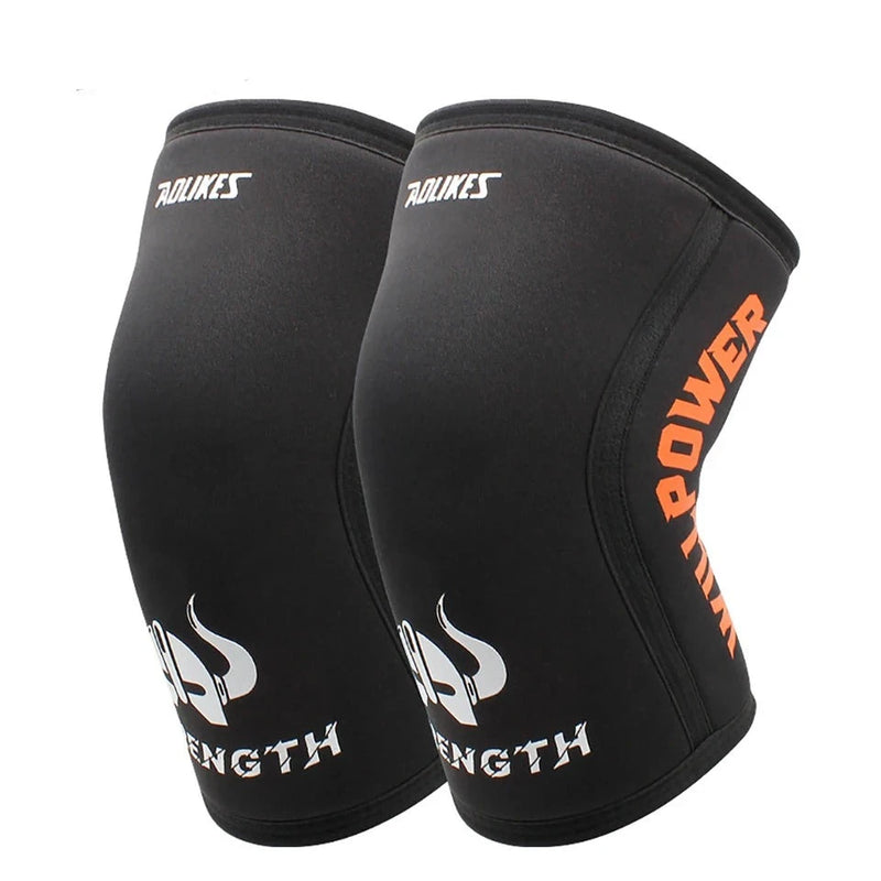 Joelheiras Esportivas AOLIKES 7mm Neoprene - Compressão e Suporte para Treinamento